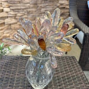 Colorful Glass Flower stems